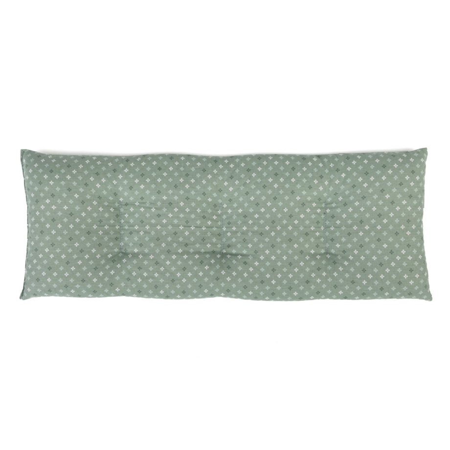 coussin grains de ble 4 chambres vert