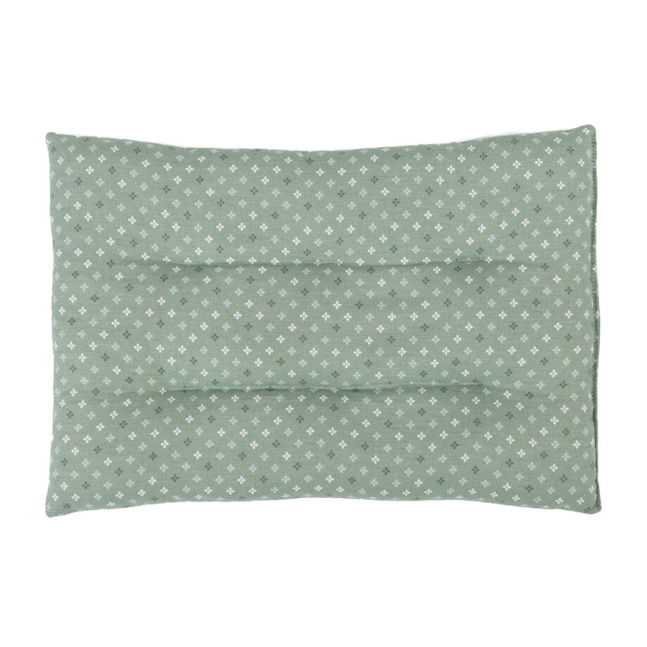 coussin grains de ble 3 chambres vert