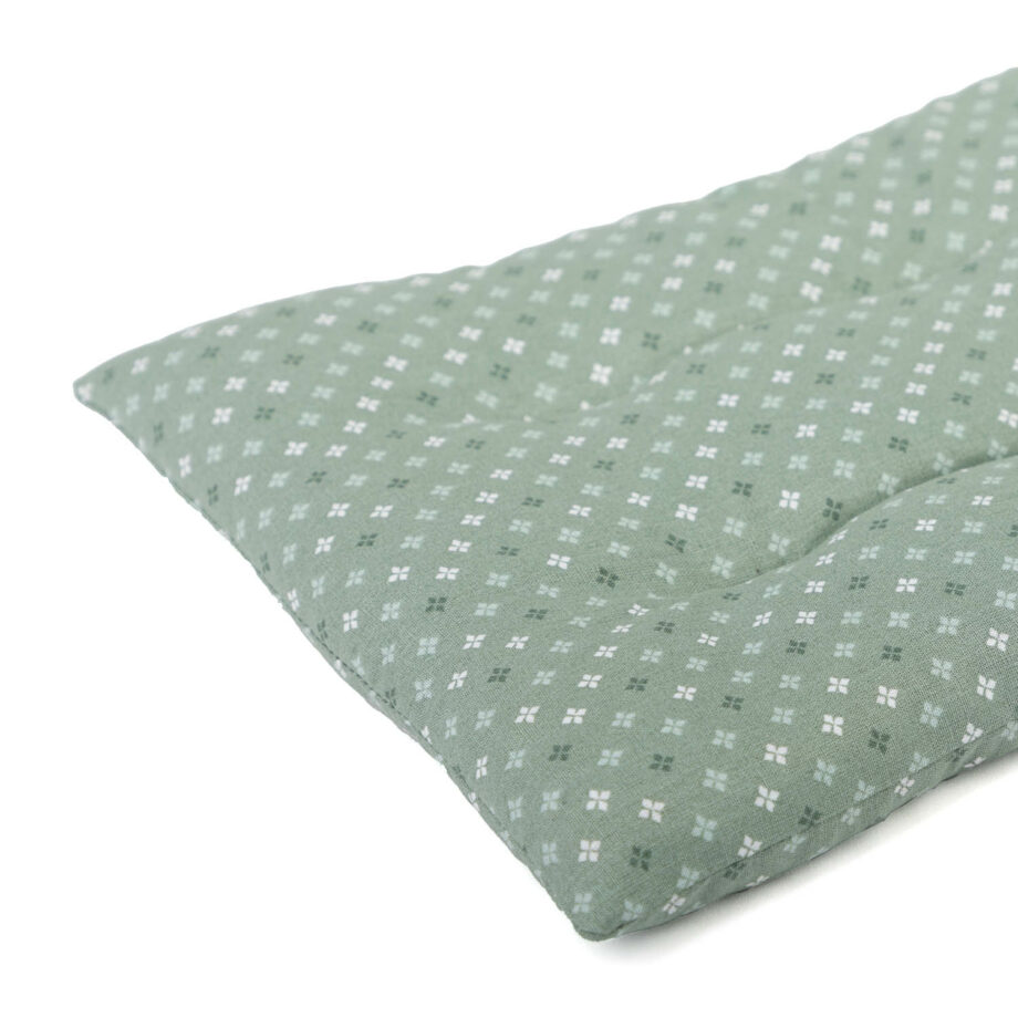 coussin grains de ble zoom vert