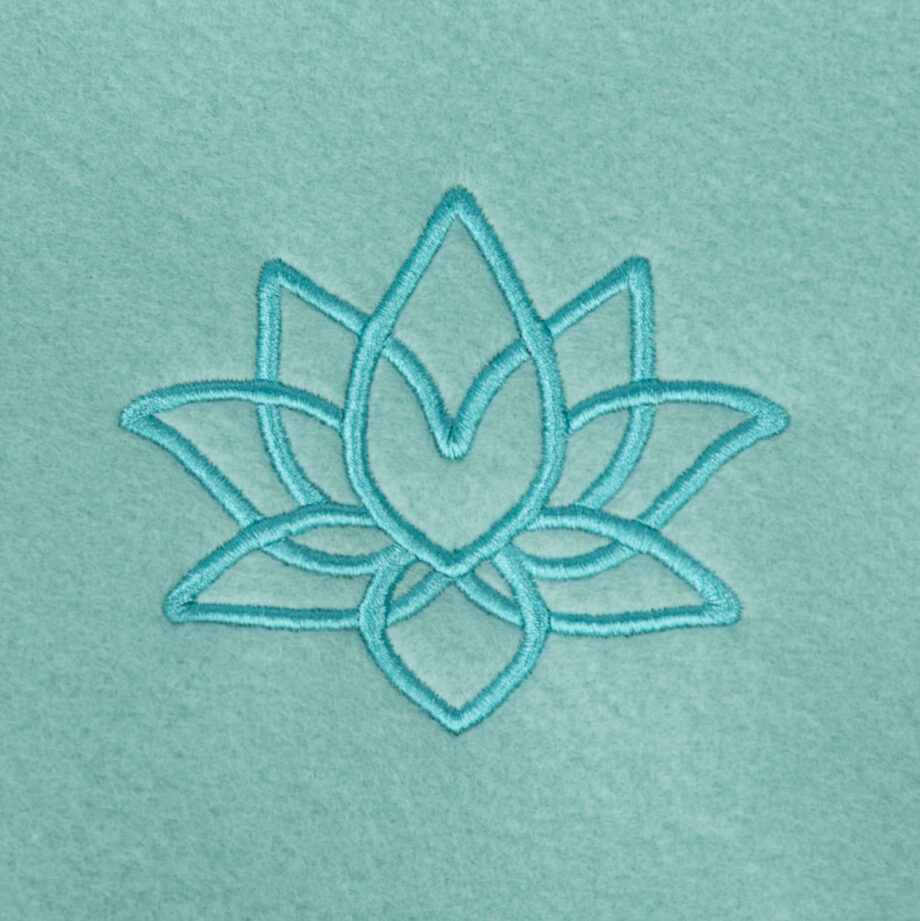 couverture polaire asana turquoise