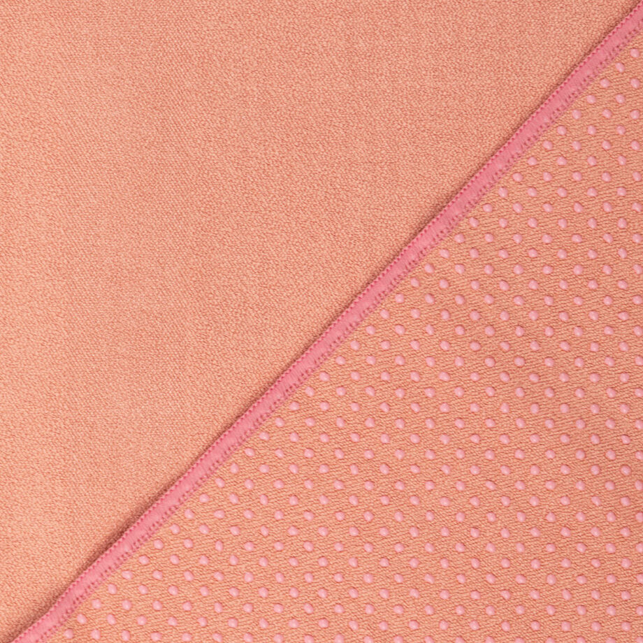 serviette de yoga grip rose