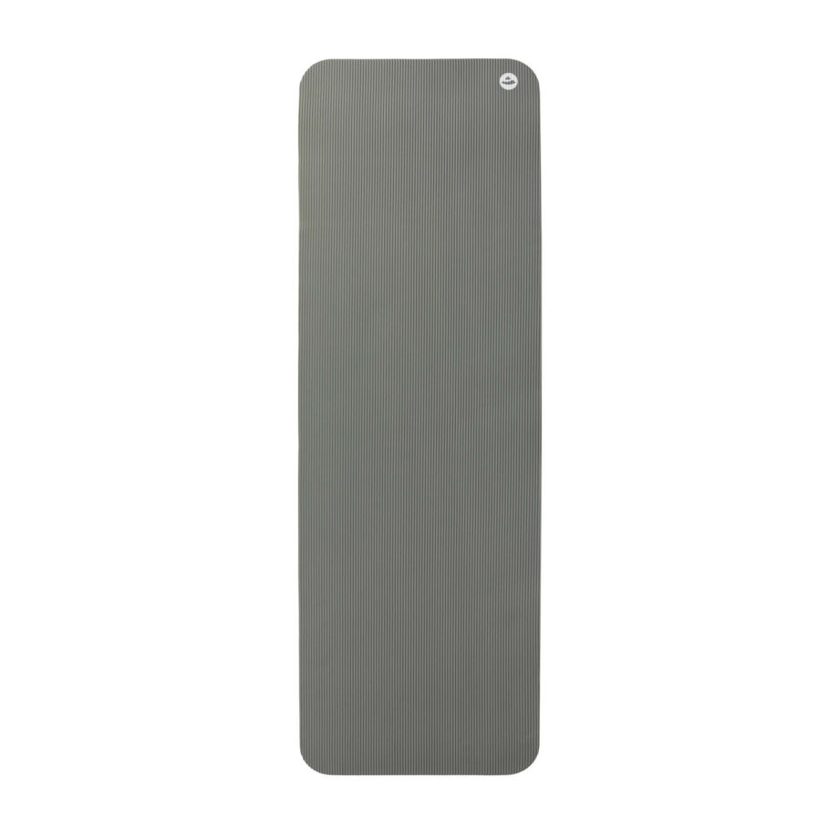 tapis de gymnastique fitness et pilates gris