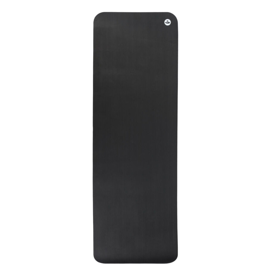 tapis de gymnastique fitness et pilates noir